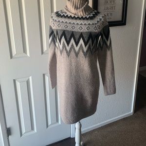 Express tribal print sweater dress 👗